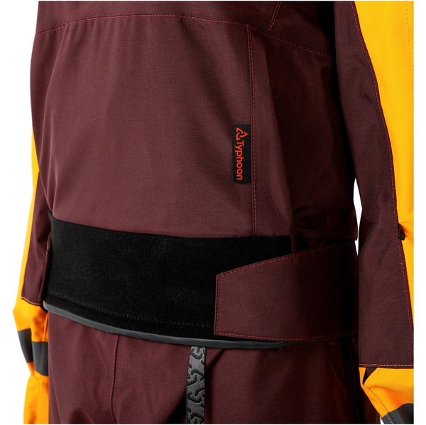 2026 Typhoon Womens Sea Kayak Hinge Entry Drysuit 100201 - Tangerine / Plum
